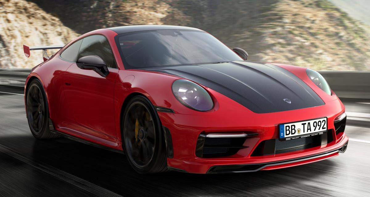 Porsche 911 GTS TechArt (2022) : elle gagne en puissance et en aérodynamisme avec cette préparation