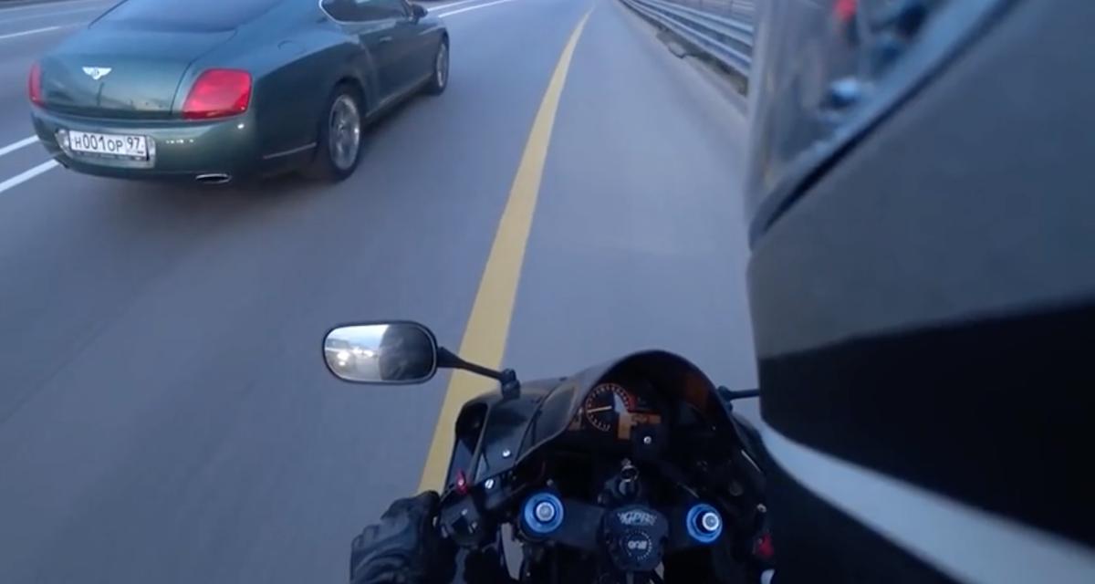 VIDEO - Le conducteur de cette Bentley jette ses déchets sur un parking, un motard lui fait la leçon