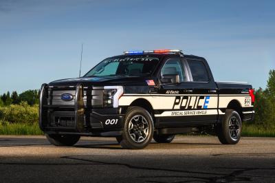 Ford F-150 Lightning | Les photos du pick-up électrique développé pour la police