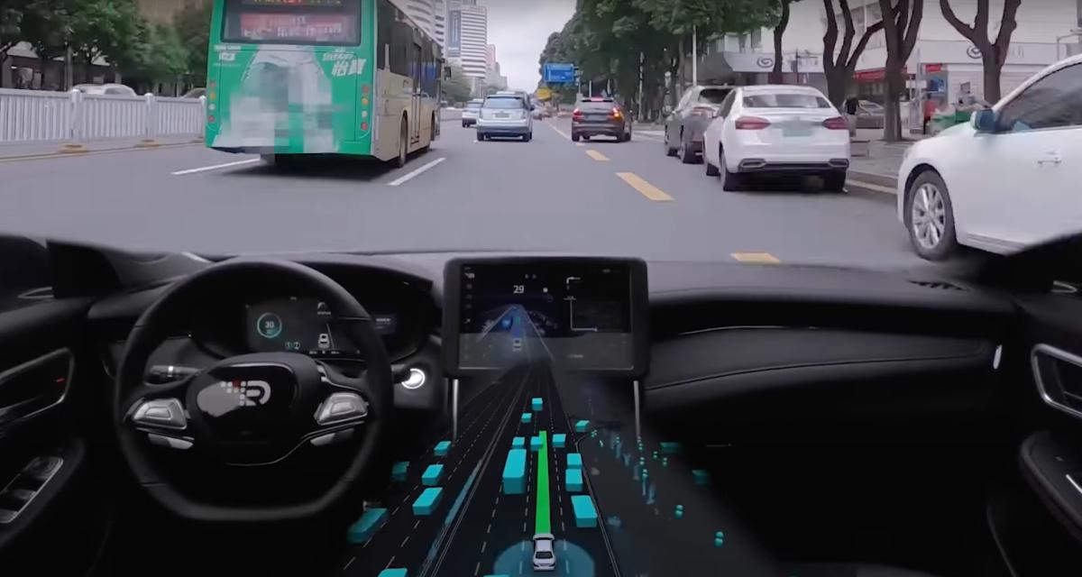 Premier test très concluant pour cette voiture autonome en Chine