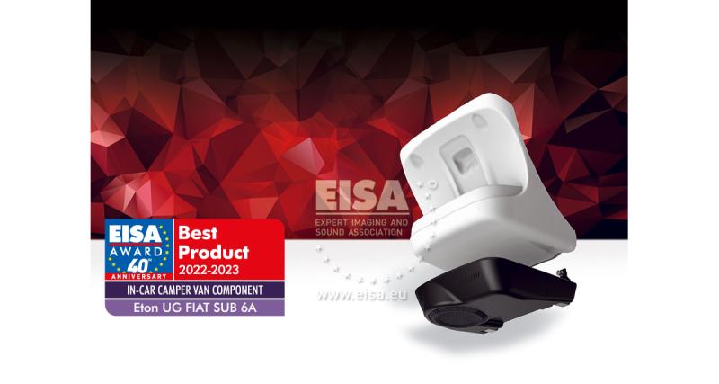  - Eton remporte le prix EISA Camper Van 2022 avec son caisson de grave spécial Fiat Ducato