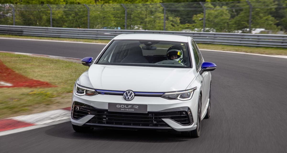 La Volkswagen Golf R 20 Ans établit un nouveau meilleur temps sur le circuit du Nürburgring
