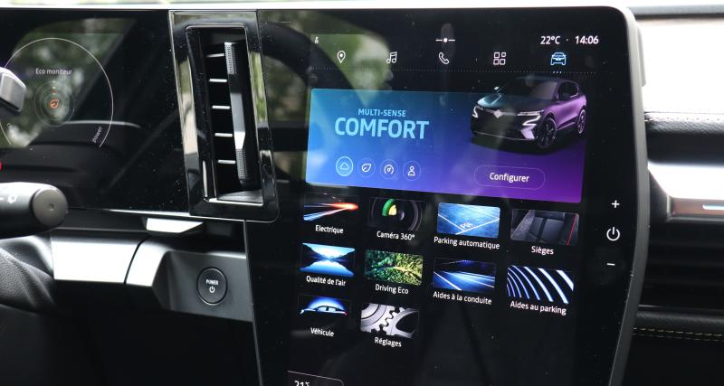 Le système multimédia de la Renault Mégane E-Tech Electric à la loupe - Utilisation