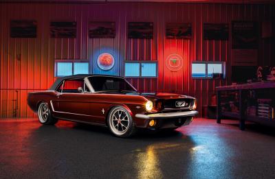 Ford Mustang | Les photos du cabriolet transformé en restomod par Ringbrothers