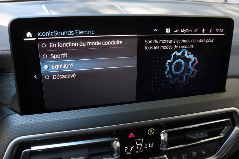  - Le système multimédia du BMW iX3 restylé en images