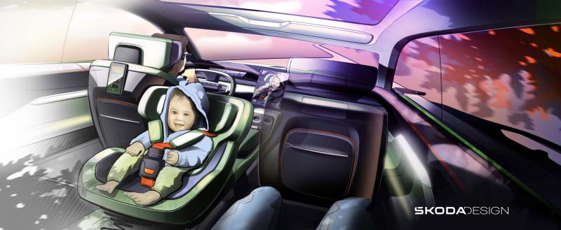  - Skoda Vision 7S (2022) | Les images du nouveau concept de SUV électrique