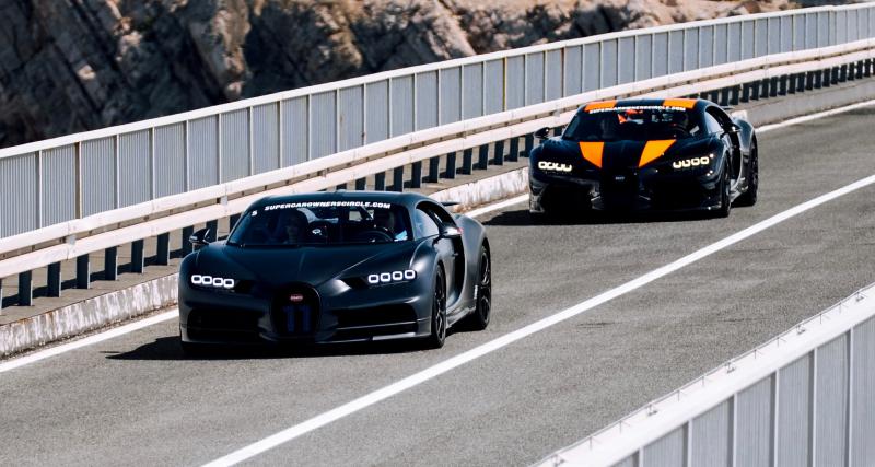 Bugatti La Voiture Noire on Croatian roads