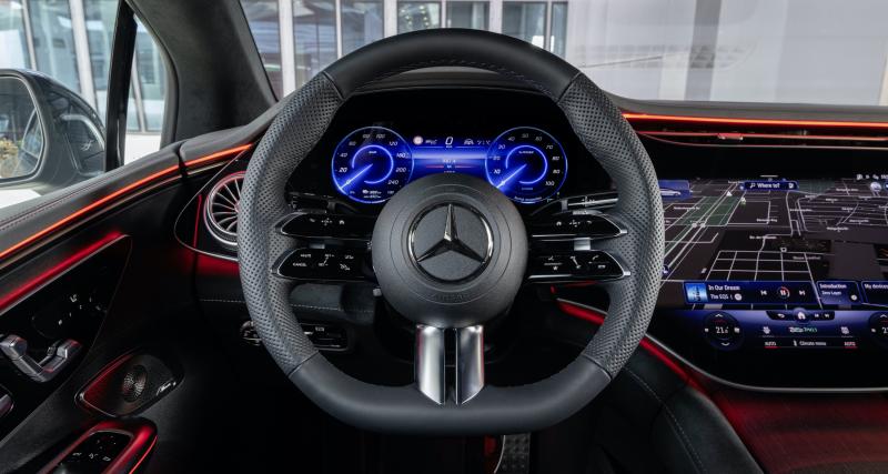 Le système multimédia du Mercedes EQE à la loupe - Mercedes EQE