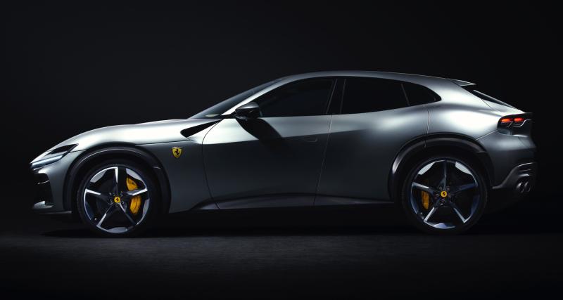 Ferrari Purosangue (2022) : le premier SUV du cheval cabré est enfin là, il revendique un ADN de supercar - Une silhouette de SUV associée à un look de supercar