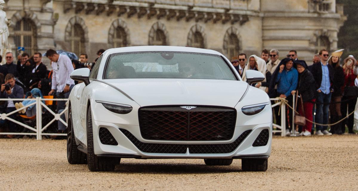 La Bentley Batur fait sa première apparition en Europe lors du concours d'élégance de Chantilly