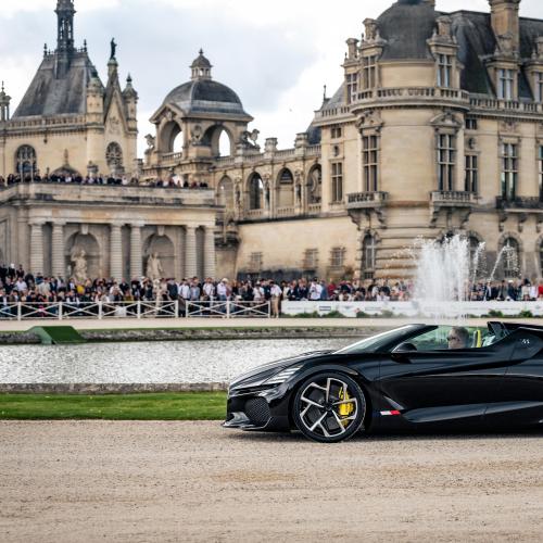Bugatti W16 Mistral | Les photos de la supercar française au concours d’élégance de Chantilly