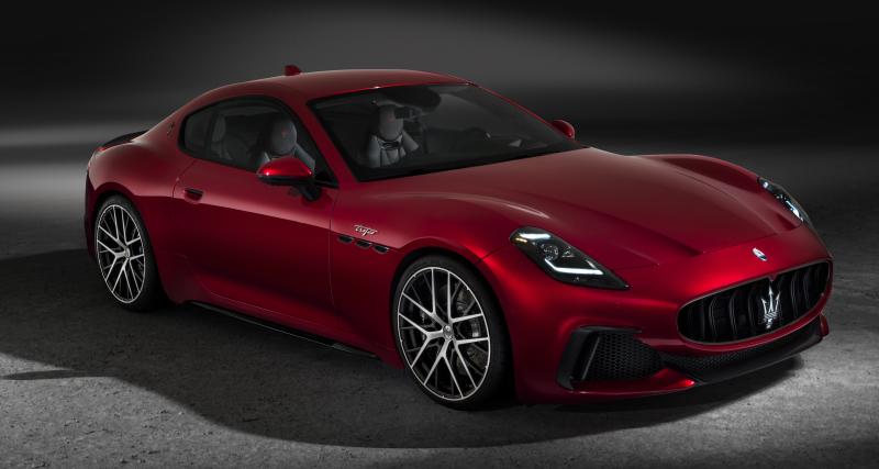 Maserati GranTurismo (2022) : la nouvelle génération du coupé GT se dévoile, elle adopte le V6 de la MC20 - Le coupé GT fait le plein d’aides à la conduite