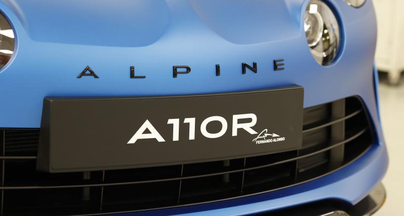 Alpine A110 R Fernando Alonso (2022) : cette édition collector est carrément signée par le pilote de F1 - Alpine A110 R Fernando Alonso (2022)