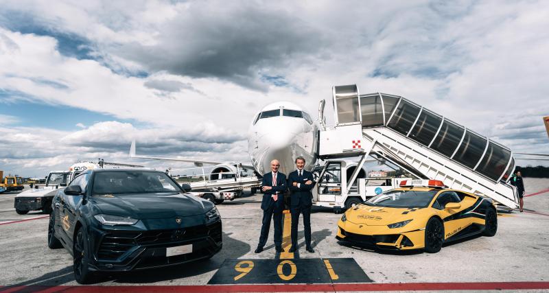  - Le Lamborghini Urus devient une navette pour les voyageurs VIP de cet aéroport italien