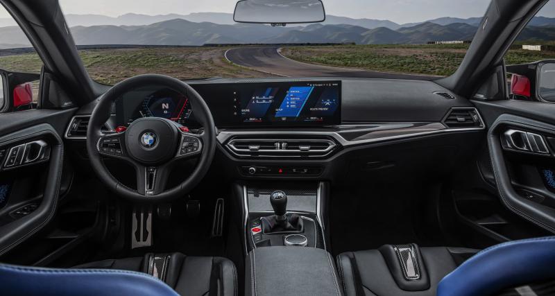 BMW M2 (2022) : la sportive bavaroise se dévoile, voici sa fiche technique, son prix et ses photos - Elle met son électronique au service du pilotage
