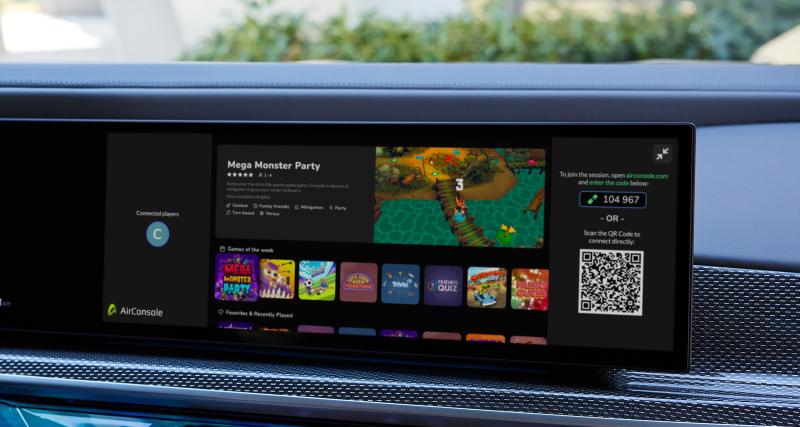 Grâce au Curved Display, BMW va proposer des jeux vidéo à bord de ses voitures - Photo d'illustration