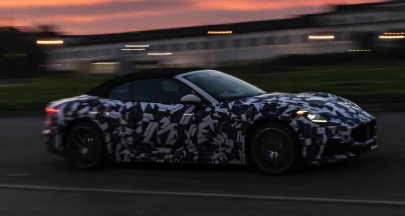 La Maserati GranCabrio commence à se dévoiler, une version électrique Folgore est annoncée - Maserati GranCabrio