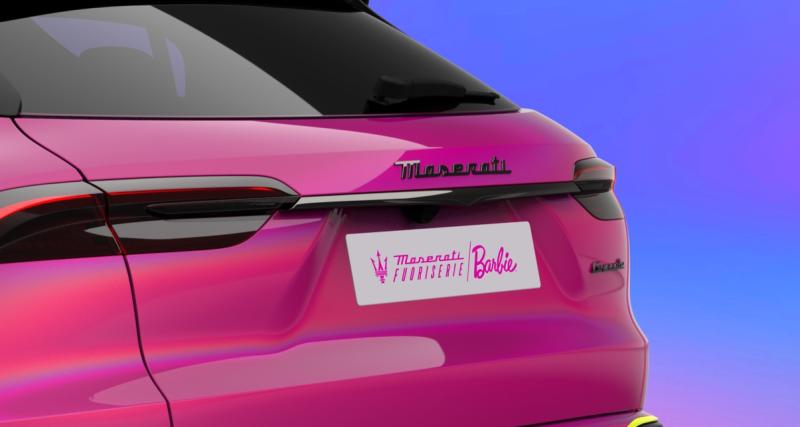 Maserati Grecale Barbie (2022) : le SUV voit la vie en rose avec cette édition aux couleurs de la célèbre poupée - Maserati Grecale Barbie (2022)