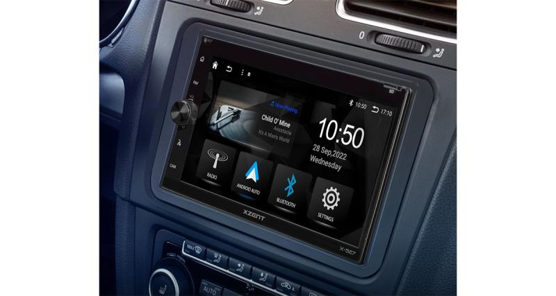  - Xzent dévoile un nouvel autoradio CarPlay et Android Auto 