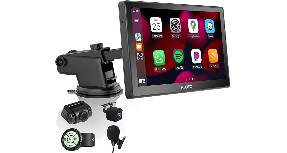Atoto commercialise un écran CarPlay et Android Auto avec caméras