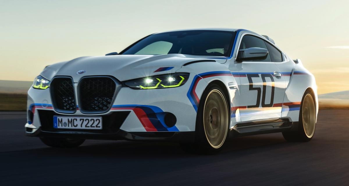 BMW 3.0 CSL (2022) : la sportive mythique revient dans une version moderne avec un moteur surpuissant