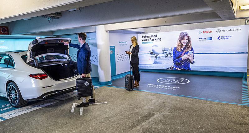 Mercedes lance le parking totalement automatisé - Une zone de rencontre