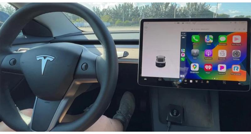 ZZ Play dévoile la première interface CarPlay pour les Tesla