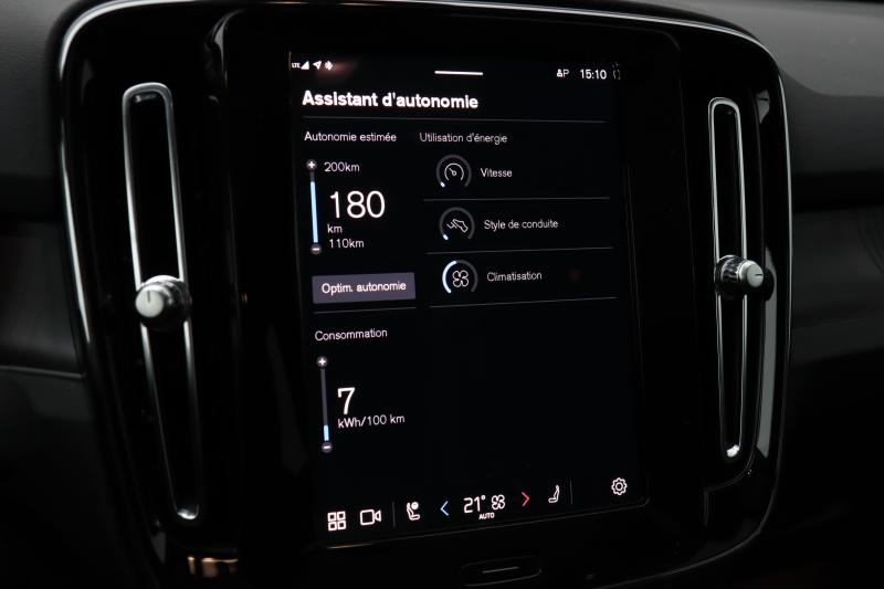  - Le système multimédia du Volvo C40 Recharge en images
