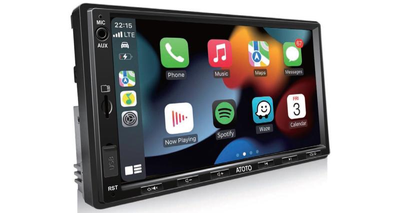 Atoto dévoile un nouvel autoradio CarPlay et Android Auto Wireless