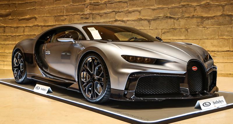 La Bugatti Chiron Profilée vendue aux enchères, nos photos et le prix de la supercar