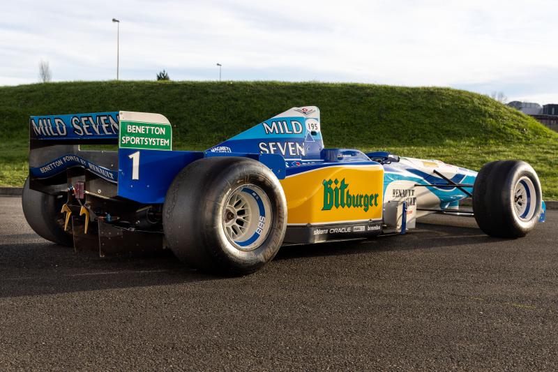 - Benetton Renault B195 | Les photos de l’ancienne F1 de Michael Schumacher à vendre