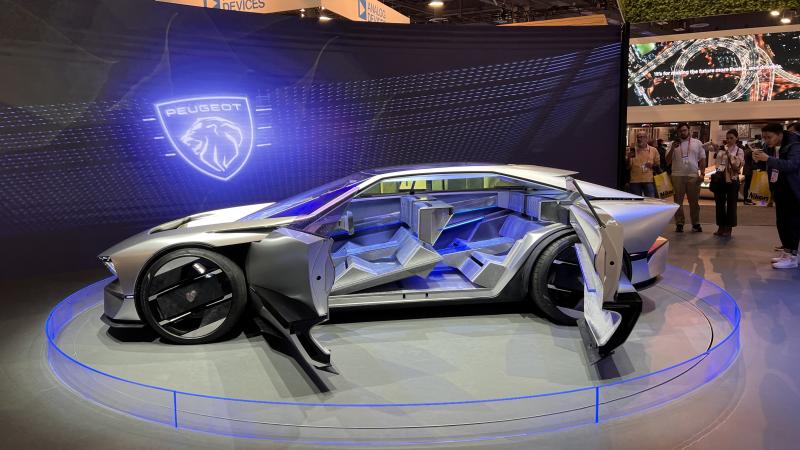  - Peugeot Inception Concept | les photos du concept électrique exposé au CES 2023 de Las Vegas