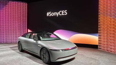 Afeela | Les photos de la berline électrique Sony - Honda au CES de Las Vegas 2023