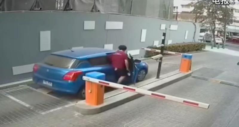  - Ce conducteur a trouvé le moyen de frauder le parking, bien malgré lui