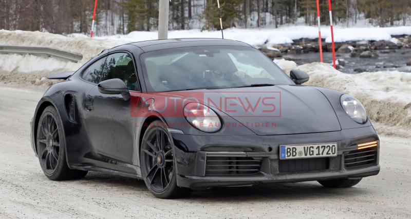 Nouvelles photos pour la Porsche 911 Turbo avant son restylage