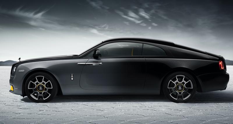 Rolls-Royce Wraith Black Badge Black Arrow (2023) : le luxueux coupé à moteur V12 fait ses adieux - Rolls-Royce Wraith Black Badge Black Arrow (2023)