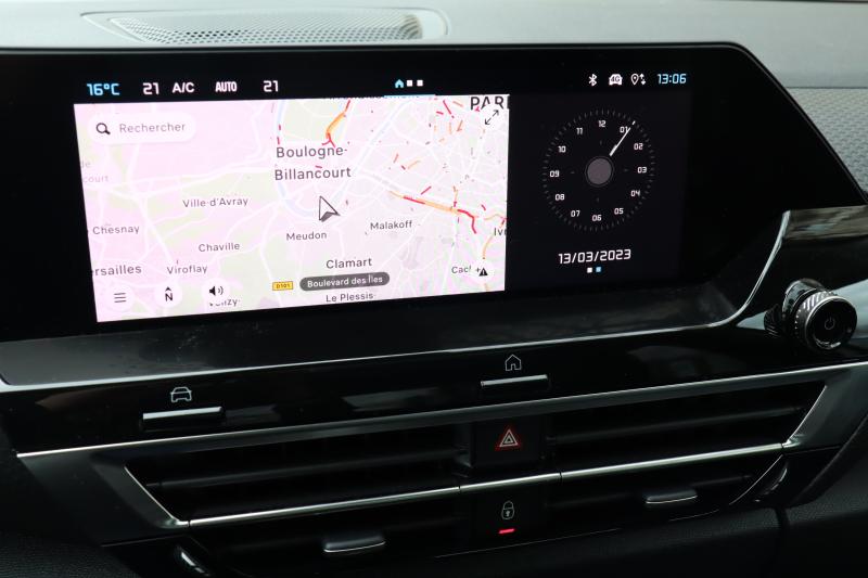 Le système multimédia de la Citroën C4 X en images