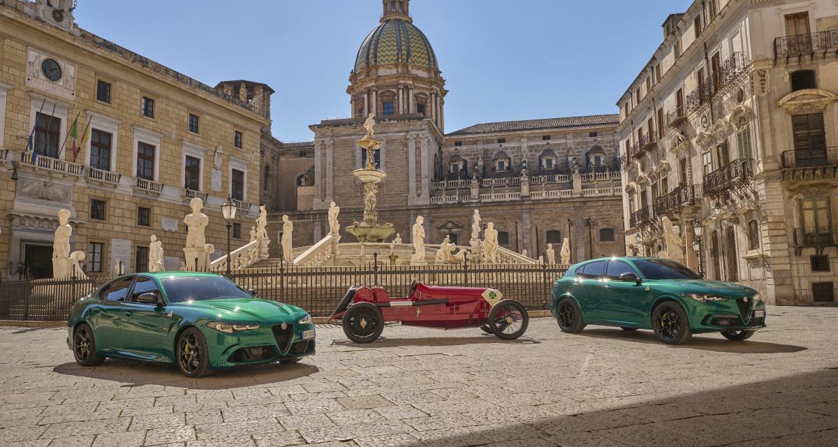 Alfa Romeo dévoile ses Giulia et Stelvio Quadrifoglio 100° Anniversario