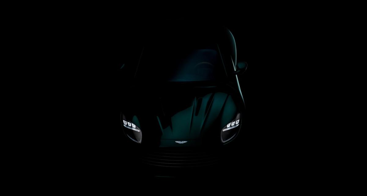 Aston Martin offre un premier aperçu de son nouveau coupé DB GT.