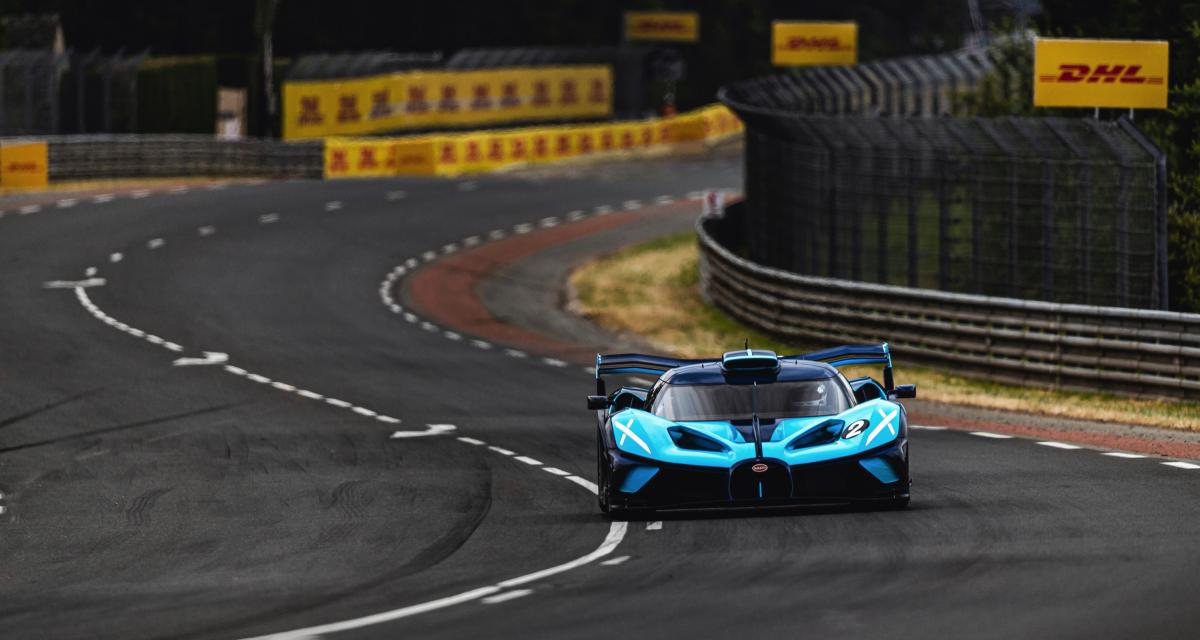 La Bugatti Bolide sur le circuit des 24h du Mans 2023