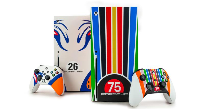 Porsche s’associe à Xbox pour customiser la Series X aux couleurs de livrées iconiques - Un tirage au sort pour obtenir l’une des consoles