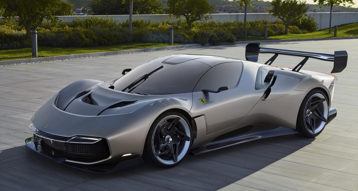 Ferrari KC23 (2023) : unique au monde, cette voiture de course adopte un design futuriste