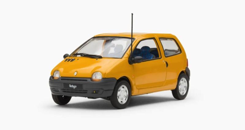 Twingo, R5 Turbo, Dauphine, Fuego… Ces modèles cultes de Renault sont reproduits en miniatures - Pour ses 30 ans, la Twingo se décline en miniature