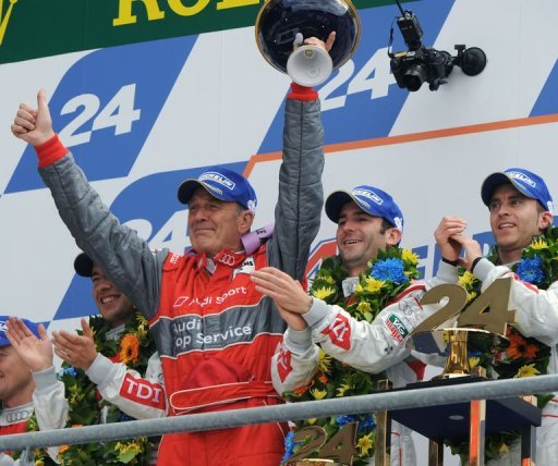 24 Heures du Mans: le nouvel âge d'or de l'endurance auto peut commencer - L'Allemand Mike Rockenfeller sur Audi lors des 2H heures du mans le 13 juin 2010.