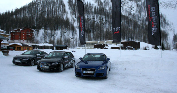 Audi Driving Experience : le système quattro évolue - Audi Driving Experience à Val d'Isère