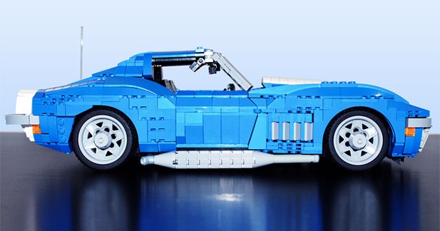 Une Corvette de 1969 entièrement construite en Lego ! - Un projet à soutenir