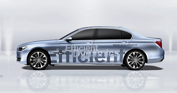 Concept Série 7 ActiveHybrid : l’hybride haut de gamme selon BMW - Le V8 de 407 ch s’associe à un moteur électrique de 20 ch