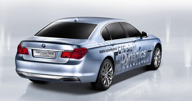Concept Série 7 ActiveHybrid : l’hybride haut de gamme selon BMW - Consommations et émissions en baisse de 15%