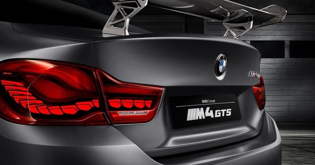 La BMW M4 GTS fait ses débuts à Pebble Beach - Les feux OLED de la partie
