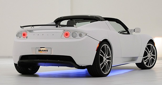 Brabus Tesla Roadster : élexcentrique ! - Un plumage relativement sobre…